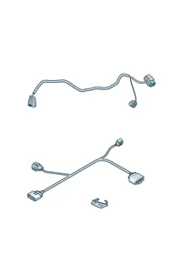 Adapter cable loom — VW GTI factory diagram