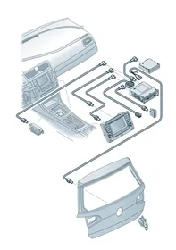 Data adaptor line — VW GTI factory diagram