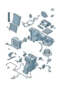 Air-conditioning system — VW GTI factory diagram