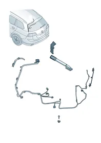 Cable set — VW GTI factory diagram