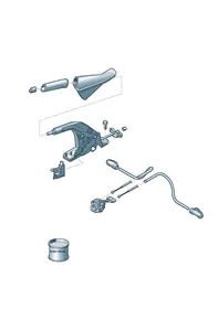 Brake lever — VW GTI factory diagram