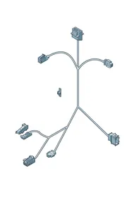 Adapter wiring set — VW GTI factory diagram