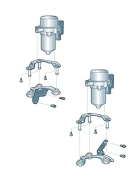 Electric vacuum pump — VW GTI factory diagram