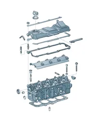 Cylinder head — VW GTI factory diagram