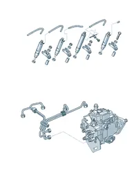 Injection nozzle — VW GTI factory diagram
