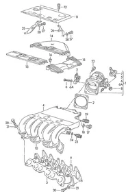 Air filter elements — VW GTI factory diagram