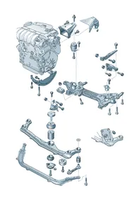 Securing parts — VW GTI factory diagram