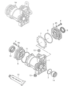 Final drive — VW GTI factory diagram