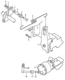 Brake servo — VW GTI factory diagram