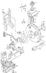 Anti-locking brake system — VW GTI factory diagram