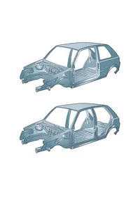 Body — VW GTI factory diagram