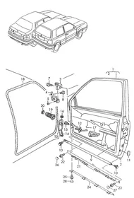 Doors — VW GTI factory diagram