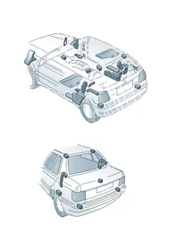 Noise insulation — VW GTI factory diagram