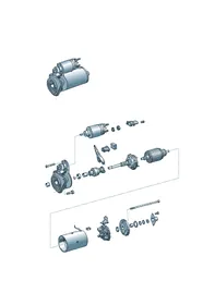 Starter versions — VW GTI factory diagram