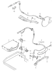 Control unit — VW GTI factory diagram