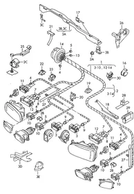 Harness — VW GTI factory diagram