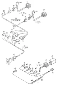 Wiring light — VW GTI factory diagram