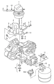 Servo motor — VW GTI factory diagram