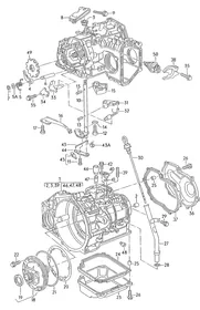 Gear housing — VW GTI factory diagram