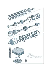 Gear change components — VW GTI factory diagram