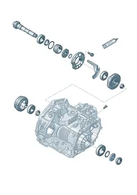 Output shaft — VW GTI factory diagram