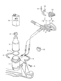 Hydraulic pump — VW GTI factory diagram