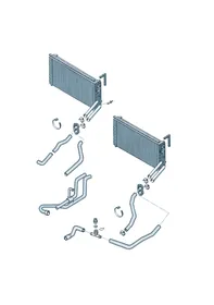 Heat exchanger — VW GTI factory diagram