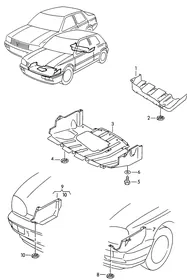 Trim — VW GTI factory diagram
