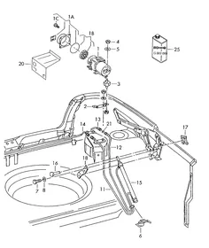 Hydraulic system — VW GTI factory diagram