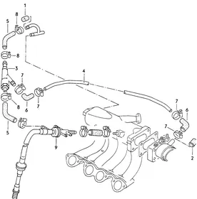 Suction jet pump — VW GTI factory diagram