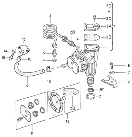 Vacuum pump — VW GTI factory diagram
