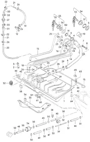Fuel tank — VW GTI factory diagram