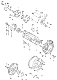 Crankshaft — VW GTI factory diagram