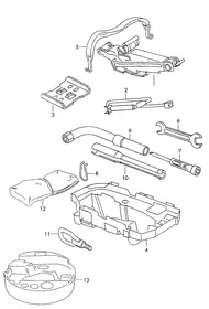 Jack — VW GTI factory diagram