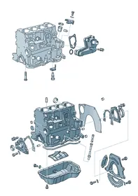 Cylinder block — VW GTI factory diagram