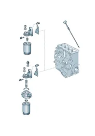 Oil filter — VW GTI factory diagram