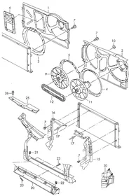 Air guide — VW GTI factory diagram