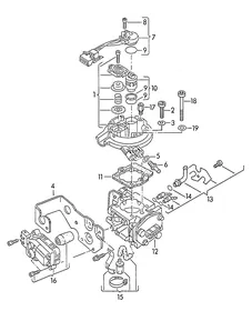 Injector unit — VW GTI factory diagram