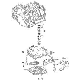 Valve body — VW GTI factory diagram
