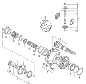 Differential — VW GTI factory diagram