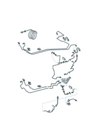Brake pipe — VW GTI factory diagram