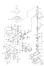 Selector mechanism — VW GTI factory diagram
