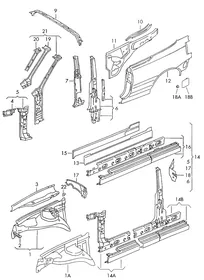 Side part — VW GTI factory diagram