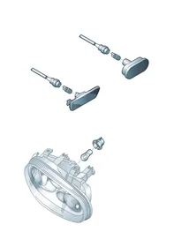 Turn signal indicator — VW GTI factory diagram