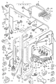 Wiring harness — VW GTI factory diagram