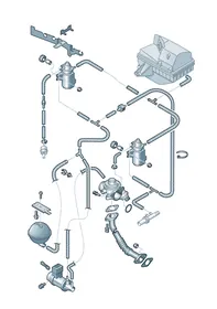 Exhaust gas recirculation — VW GTI factory diagram