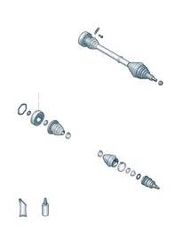 Drive shaft — VW GTI factory diagram