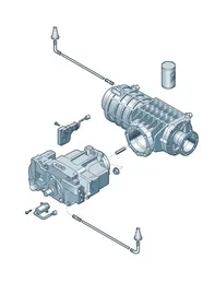 Final drive, complete — VW GTI factory diagram