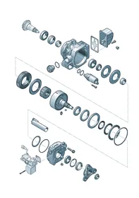 Four-wheel coupling — VW GTI factory diagram