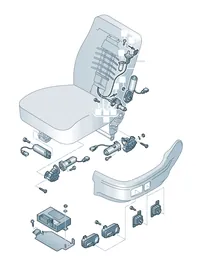 Electric parts — VW GTI factory diagram